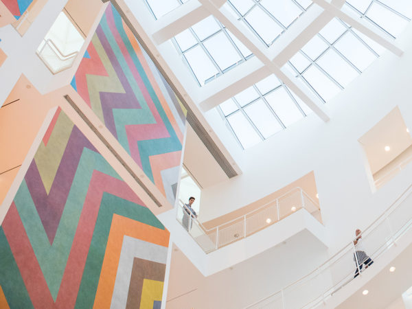 View inside the Robinson Atrium.