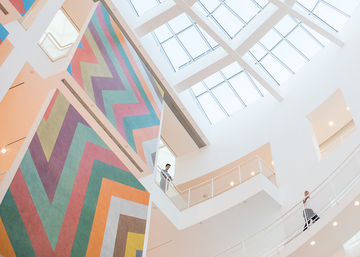 View inside the Robinson Atrium.